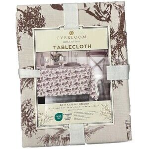 Everloom EQUESTRIAN TOILE "Shirley" TABLECLOTH Farm Horses Thanksgiving 60x120”